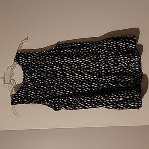 Staccato black peplum top